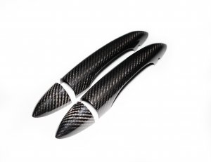 Alfa Romeo Stelvio Exterior Door Handle Set - Carbon Fiber - Feroce Carbon Alfa Romeo Stelvio Exterior Door Handle Set - Carbon Fiber - Feroce Carbon